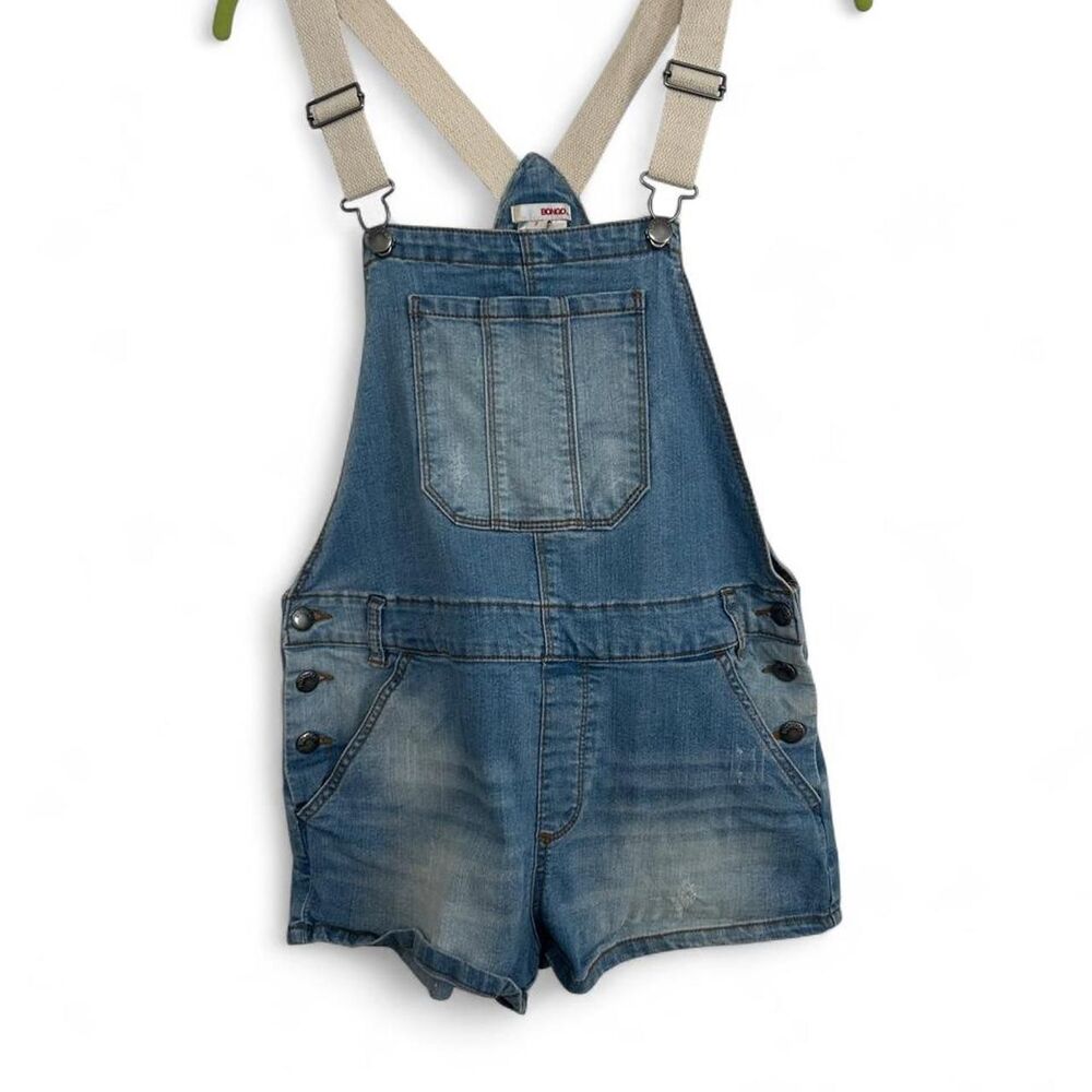 Bongo Women's Blue Dungarees-overalls